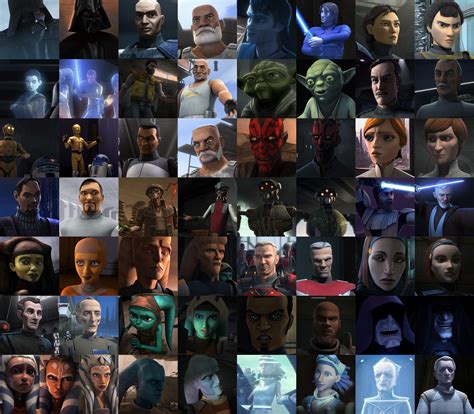 All Characters From The Clone Wars In Rebels Updated With Season 7