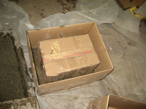 The empty cardboard box outer molds Most of the time that I make