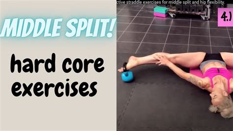 Effective Straddle Exercises For Middle Split And Hip Flexibility Youtube