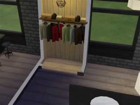How to make a wardrobe on The Sims 4 - YouTube