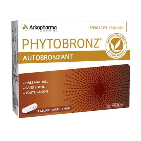 Autobronzant Hâle Naturel Vitamines A And E Phytobronz 30 Gélules