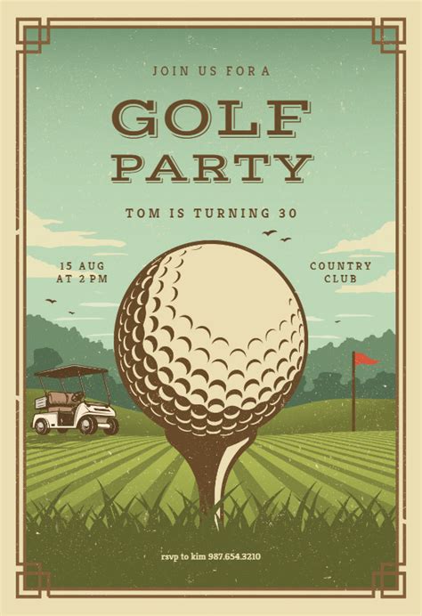 Free Golf Invitation Template Printable Templates