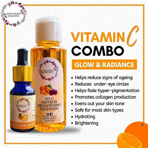 Vitamin C Serum Skin Lightening Makeup Primer Best Vitamin Etsy