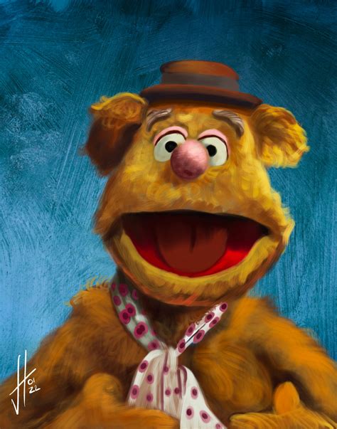 Fozzie Bear Portrait Print The Muppets Ubicaciondepersonascdmxgobmx