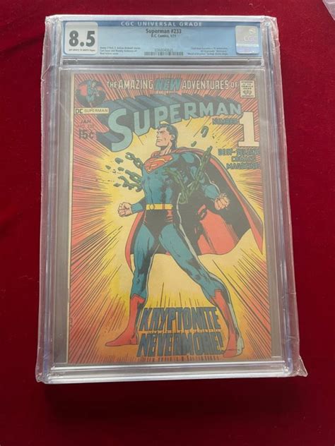 Superman 233 Cgc 85 Iconic Cover Art By Neal Adams Catawiki
