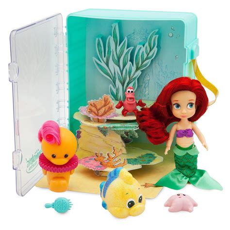 Disney Animators Little Collection Ariel Mini Doll Playset The Little