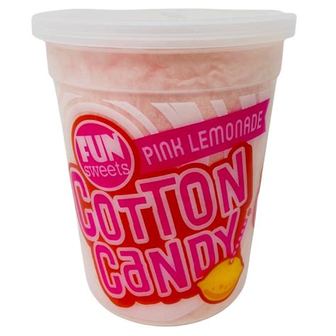 Fun Sweets Cotton Candy Pink Lemonade 2oz Candy Funhouse Candy