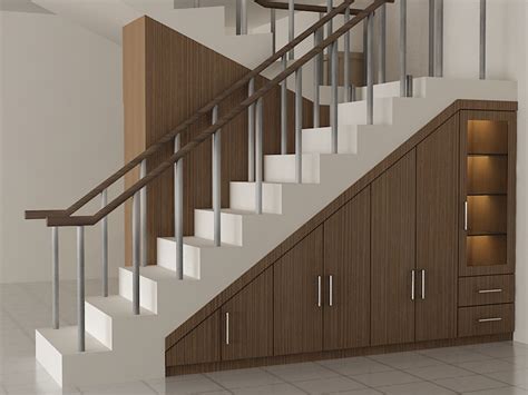 desain lemari bawah tangga dian interior design