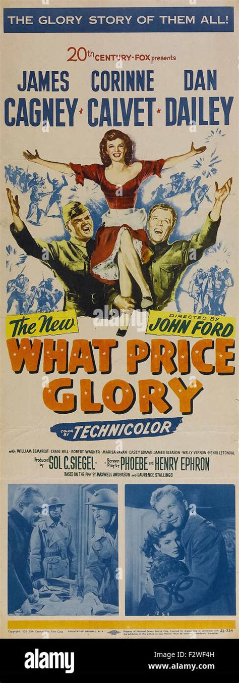 ¿cuál Es El Precio De La Gloria 1952 Póster De Película Fotografía