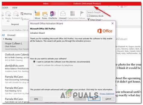 How To Fix Outlook Unlicensed Product Error
