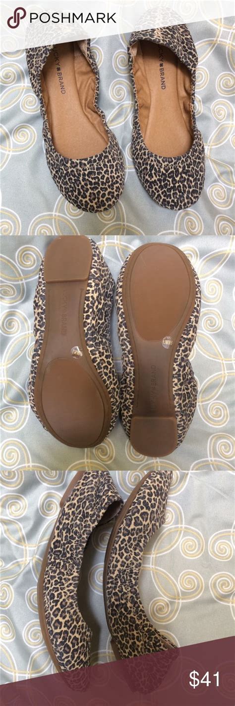 🎉 Host Pick Lucky Brand Leopard Emmie Ballet Flat Leopard Print Shoes
