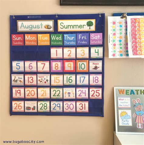 Kids Monthly Calendar Homeschool Calendar Activity Chart Calendar