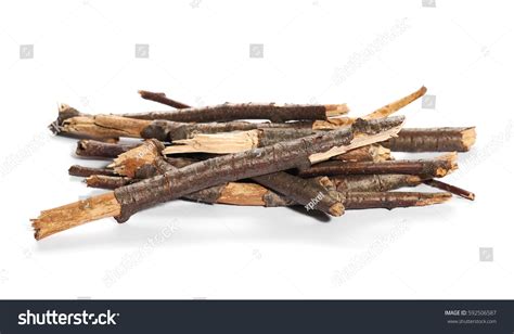Dry Rotten Branches Pile Fire Isolated Stock Photo 592506587 Shutterstock