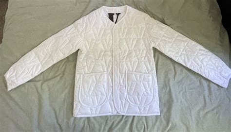 Vlone Limited Edition Vlone White Quilted Jacket Grailed