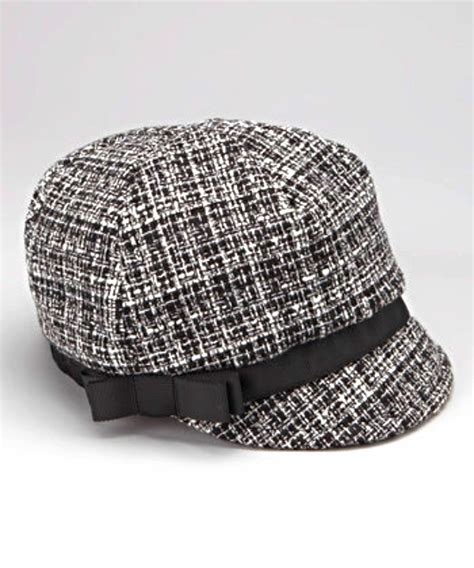Girls Newsboy Hat European Style Black Tweed Girls Hip Cap Msrp 35