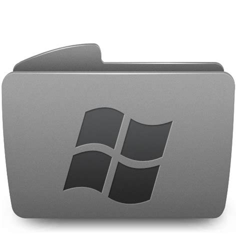Folder Windows Icon Sabre Snow Silver Icons