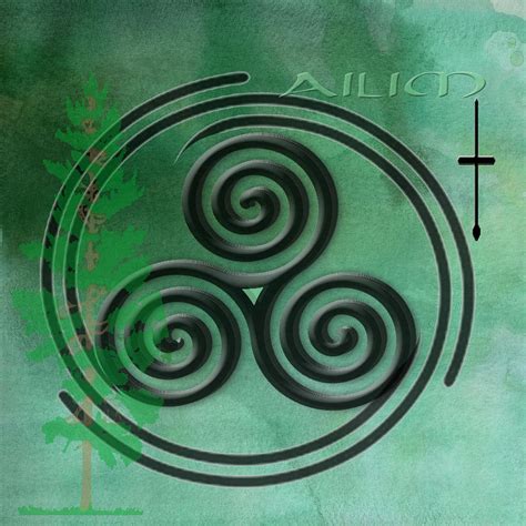 Ancient circles designs celtic tapestries, green man jackets and medallions, god and goddess wholesale jewelry, god and goddess images, medieval dresses, fantasy, period and other clothing, wholesale capes and cloaks, dragon tapestries Green Watercolor Ailim Celtic Symbol Digital Art by Kandy ...