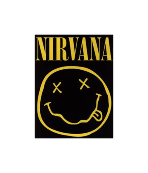 Nirvana Smiley Face Rock Band Music Bumper Sticker Decal By
