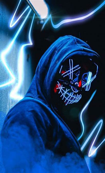 Mask Guy Neon Zedge