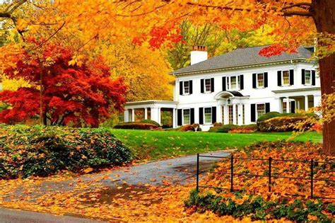 Fall In The Country Autumn Home Cozy House My Dream Home