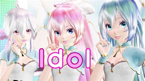 MMD Idol English Ver Tda Luka Miku And Haku YouTube
