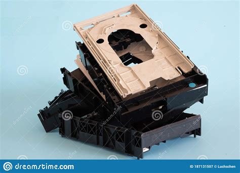 Old Disassembled Computer Dvd Drive For Recycle Stock Image Image Of