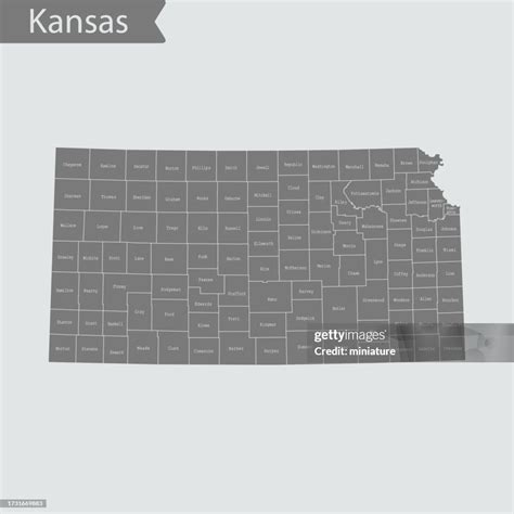Kansas Map High Res Vector Graphic Getty Images