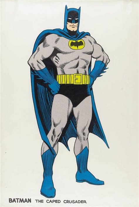 Vintage Batman Poster By Carmine Infantino Batman Pinterest