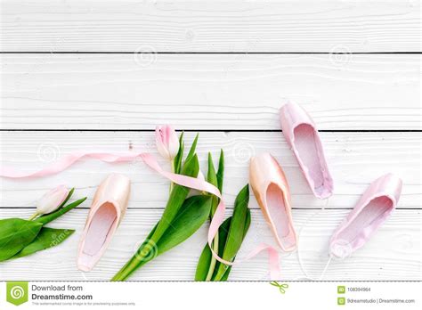 By that, they mean that either the shank is no longer providing the necessary support or the platform has softened too much, sometimes so much so that they can feel their toes on the floor. Ballet Pointe Shoes Near Spring Tulips On White Background ...