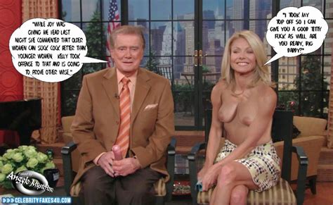 Kelly Ripa Tits Live With Regis And Kelly Porn Celebrity Fakes U