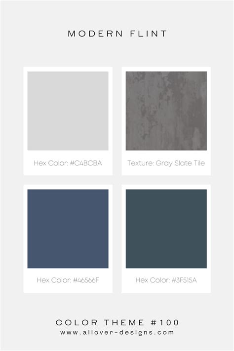 Introducing The Modern Flint Color Palette For Homes Color 1 C4bcba