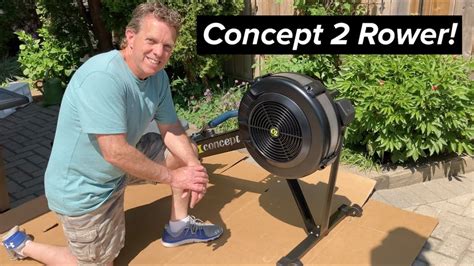 Concept 2 Rowerg Rower Assembly Youtube