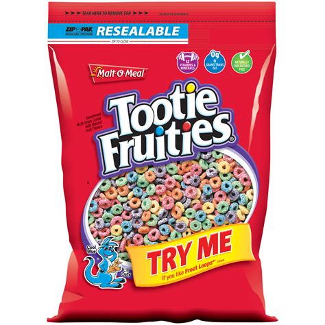 Malt O Meal Tootie Fruities Cereal 125 Oz Zip Pak Food And Grocery