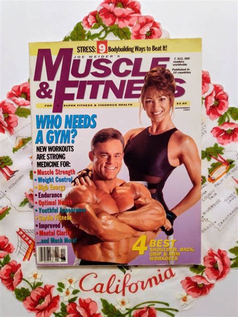 Vintage Muscle And Fitness Magazine Bodybuilding Magazine Etsy