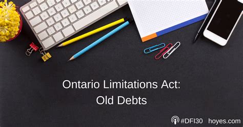 Credit card debt relief is an agreement between you and the credit card company meant to help you get out from under debt you can no longer afford. Ontario Limitations Act and Old Debts