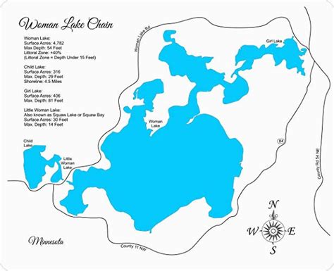 Map Of Lakes In Minnesota Secretmuseum