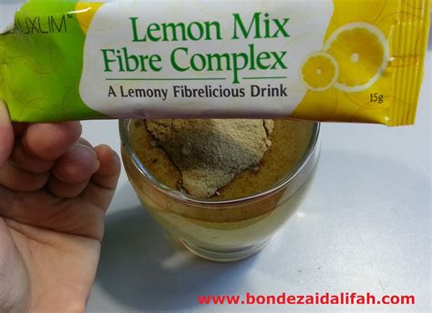 • contains both soluble and insoluble. RAHSIA JIHAN KEKAL CANTIK DENGAN MINUM LEMON MIX FIBRE COMPLEX