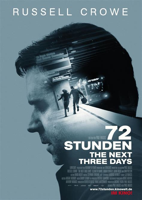 Although the next three days holds a tantalising premise at its heart, the film takes an extremely long time to get to the point. 72 Stunden - The Next Three Days - Film