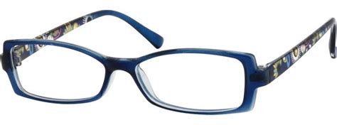 blue rectangle glasses 244536 zenni optical eyeglasses zenni optical glasses eyeglasses