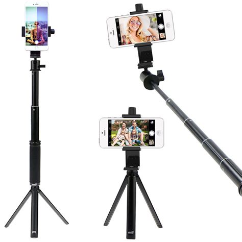 Universal Cell Phone Tripod Vertical Bracket Holder Mount For Iphone X