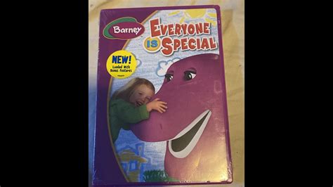 Barney Everyone Is Special 2005 Dvd 1st Print Youtube