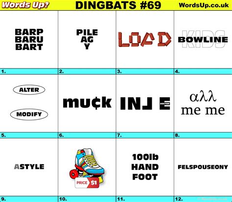 Dingbats With Answers Free Dingbats Quiz Picture Dingbats