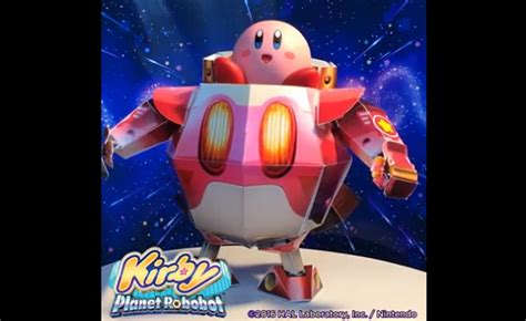Kirby Planet Robobot Build Your Own Robobot Armour With Paper Perfectly Nintendo