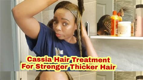 How To Do A Cassia Obovata Hair Treatment For Thicker Stronger Hair Youtube