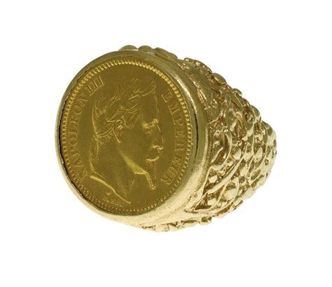 Napoleon Coin Ring In 9ct Yellow Gold Rings Jewellery