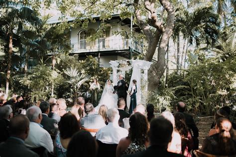 Vintage Hollywood Wedding Hemingway House Wedding Key West Wedding Photographer Hemingway