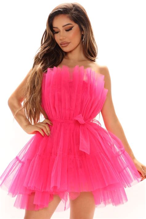 exclusive tulle mini dress hot pink mini dress hot short hot pink dress mini dress