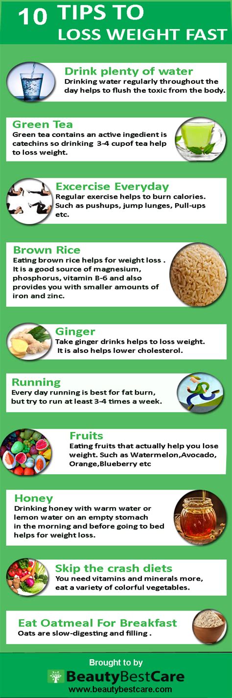 17 weight loss tips for women [infographic] beautybestcare