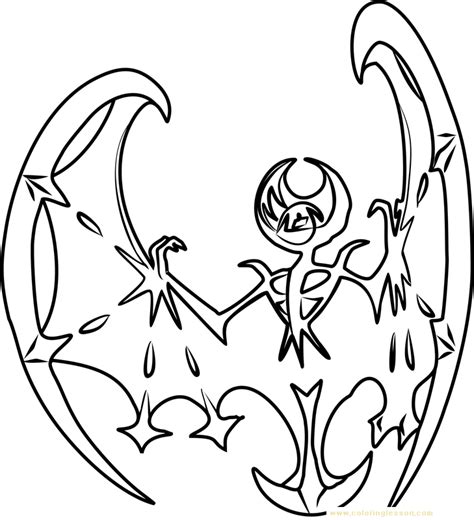 Lunala Pokemon Sun and Moon | Kids Coloring Page ... The games were announced worldwide on june 6, 2017, at 11 pm jst through nintendo direct.