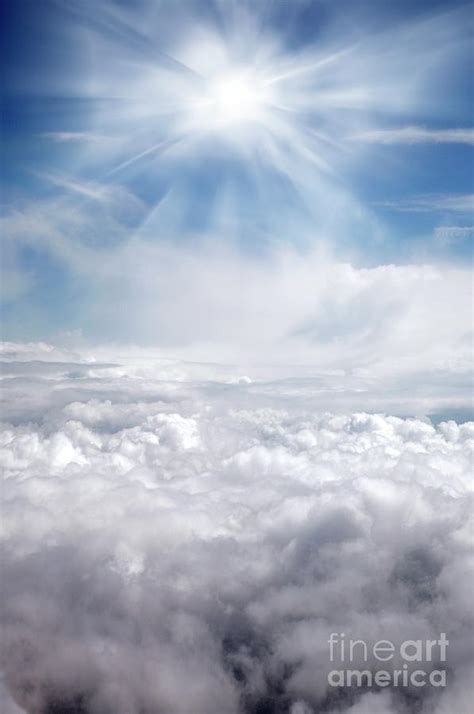 Sun Above Clouds Photograph By Victor De Schwanbergscience Photo